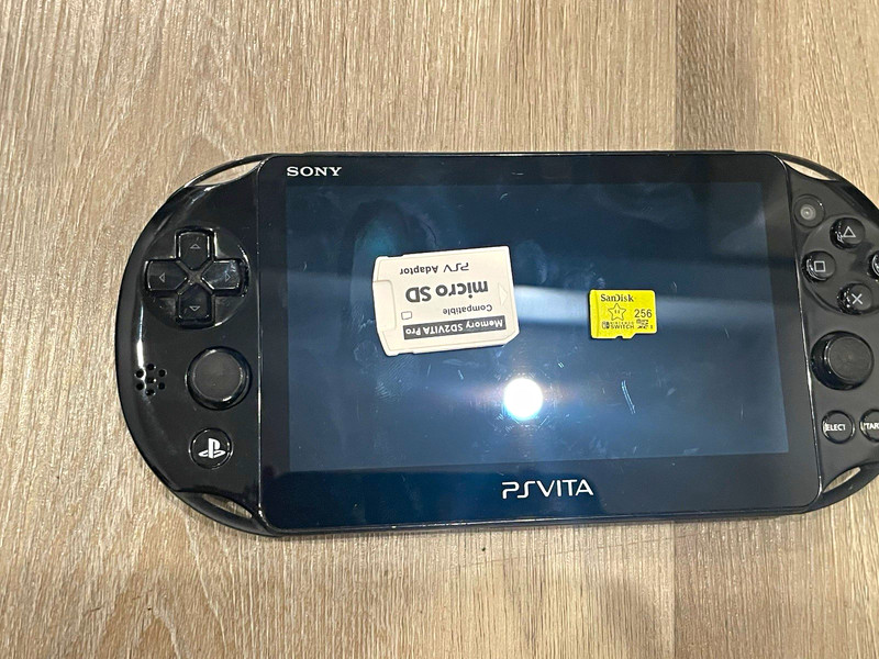 Sony PS Vita 2000,Black,Micro SD card 256GB,No charger