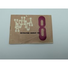 Vintage Yashica 8 Movie Camera Instruction Booklet Manual Yashima Optical Japan