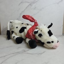Melissa  Doug Full Body Spotted Cow Plush Puppet 16"