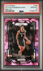 2023 PANINI PRIZM PINK ICE #136 VICTOR WEMBANYAMA ROOKIE RC PSA 10