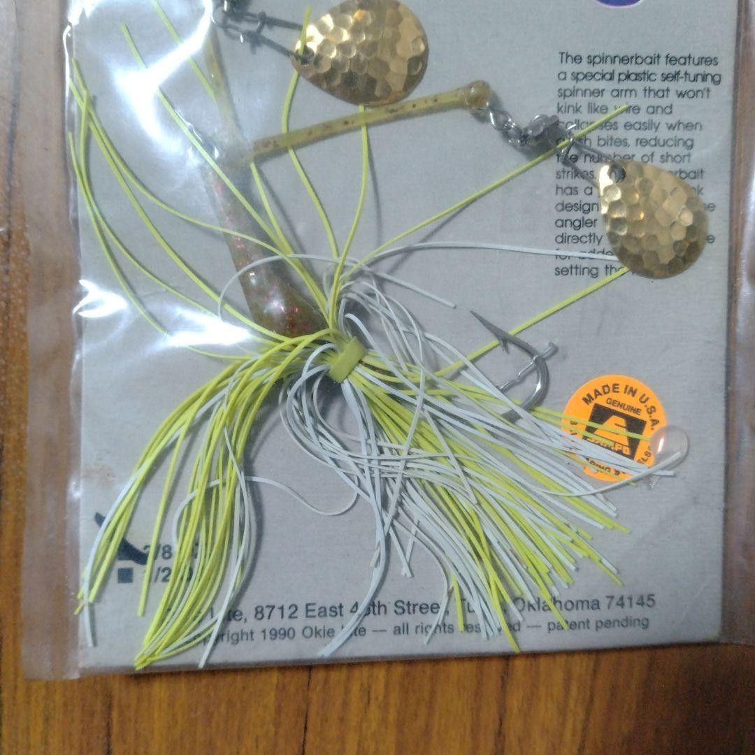 OkieLite Spinnerbait Power Set Yellow/White New Rare USA Bait - Image 3