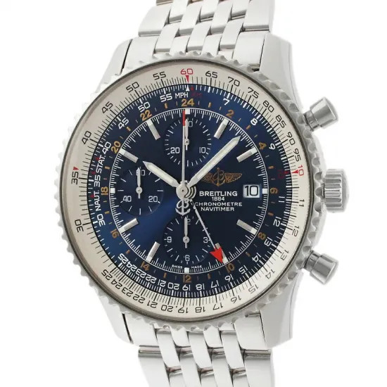 Breitling Navitimer World Chronograph A24322 A243… - image 7