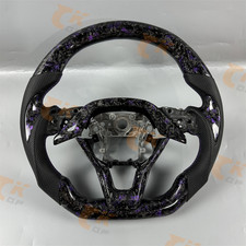 Custom Forged Carbon Fiber Steering Wheel For 2018-2023 Honda Accord Leather