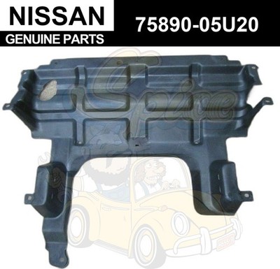 Nissan SKYLINE GT-R & VSPEC BCNR33 MOTOR UNTERE ABDECKUNG 75890-05U20 Original