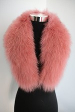 100 Real fox fur collar/ women jacket collar neck wrap/ jacket collar
