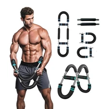 Saker Twister Chest Trainer - 60-110lb Adjustable Home Workout EquipmentArm Exer