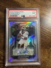 2020 Panini Prizm #343 Jalen Hurts Rookie RC Silver Prizm Auto PSA 9 Eagles