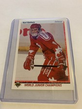 #471 Karl Dykhuis - Canada - 1990-91 Upper Deck Hockey