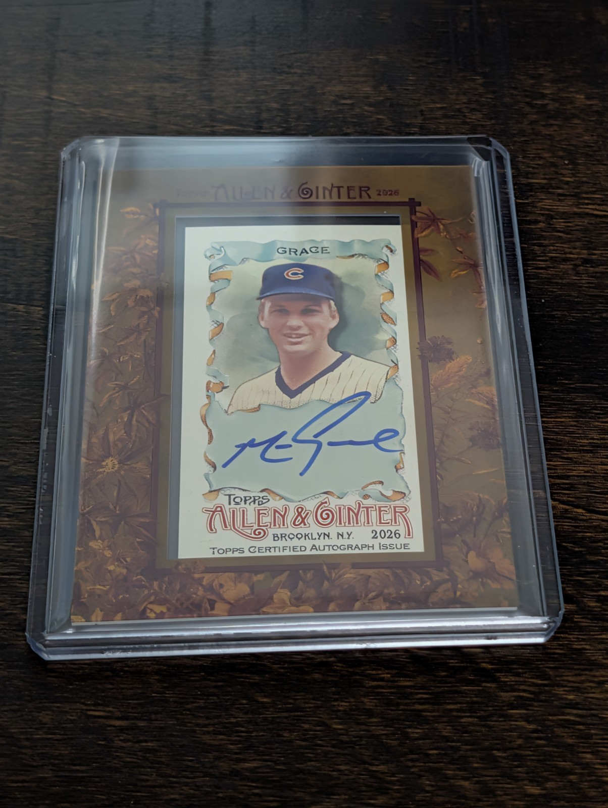 2026 Topps Allen & Ginter Mark Grace Framed Mini Auto