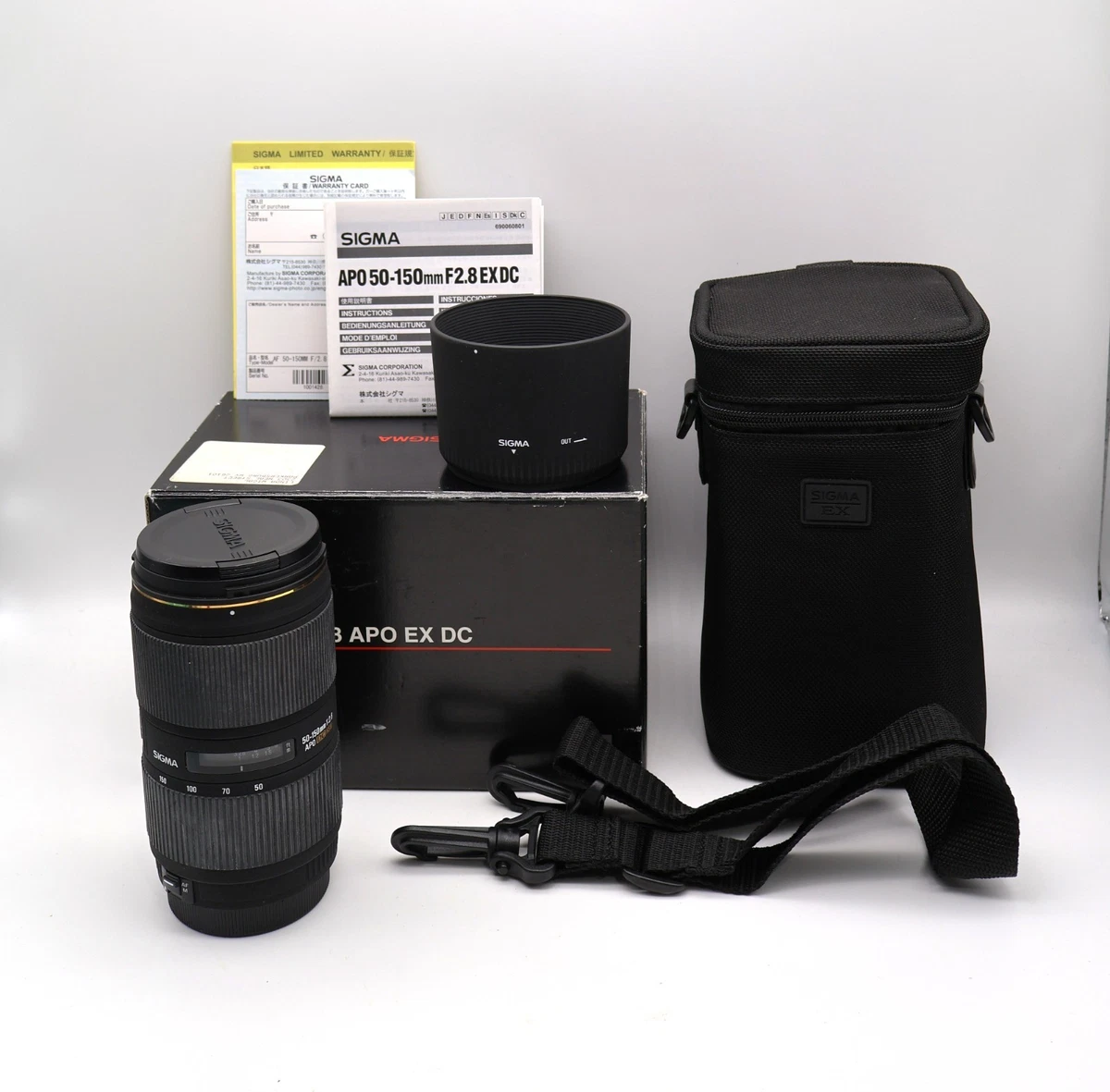 Sigma f/2.8 Camera Lenses 50-150mm Focal for sale - eBay