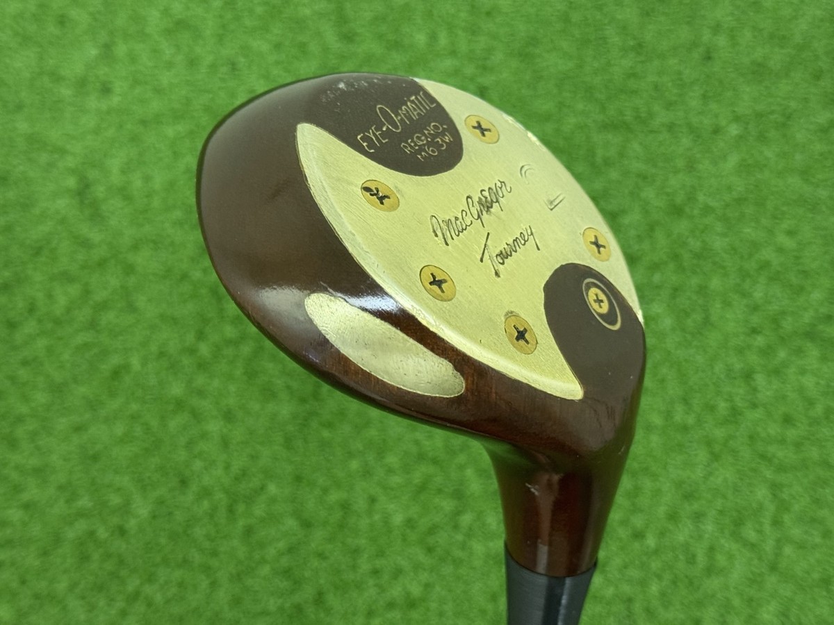 MacGregor Tourney MT M65W Eye-O-Matic Persimmon (2) WOOD Right