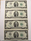 ⭐ Lot of 4 — 1976 $2 Federal Reserve Notes – Uncirculated Condition — photo 1