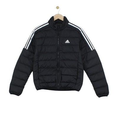 Adidas Steppjacke Herren Größe S schwarz Daunen gefüllt 3 Streifen