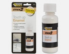 White Enamel Touch Up Paint Chip Repair Washing Machine Fridge Bath Cooker 25ml