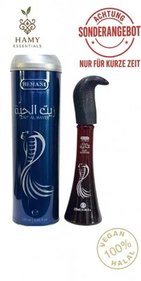 HEMANI Schlangenöl 120 ml Haarwuchs & Haarausfall – Haarpflege beste Öle (16,65€/100ml)