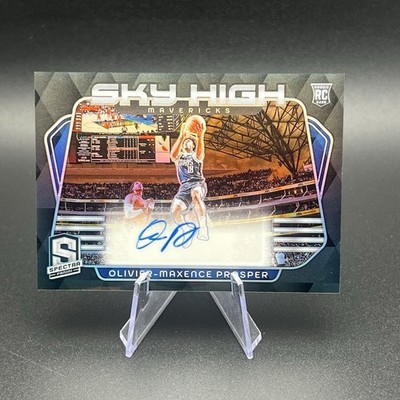 2023-24 Spectra Basketball Sky High Auto Olivier-Maxence Prosper /99 Mavs