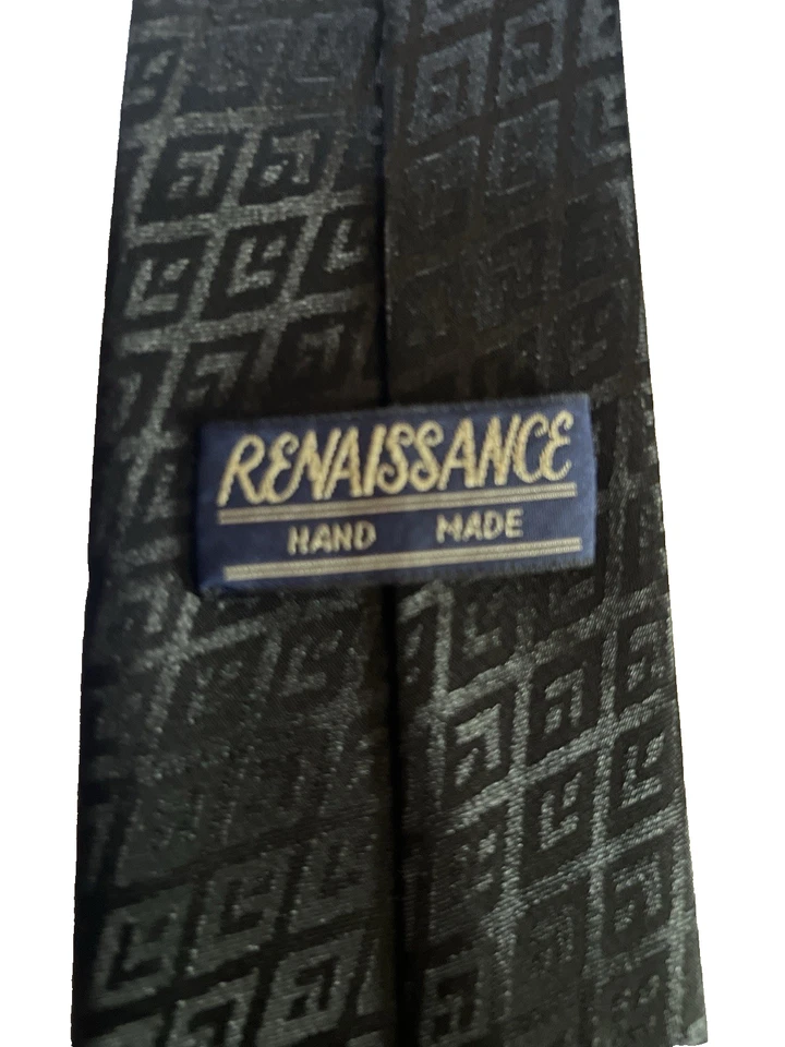 Corbata Renacimiento Para Hombre Novedad Navidad Caras Sonrientes/Regalo 100% Seda Hecha a Mano Foto 3 de 4