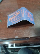 Old nick candy MATCHBOOK