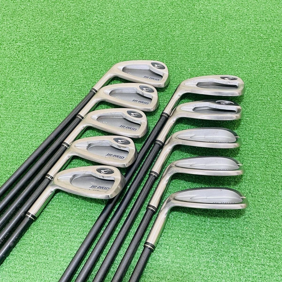 DOUNLOP LH Iron Set HI-BIRD 3-9,P,A,S Graphite Shaft Flex R Left Handed STORE - Image 2 of 4
