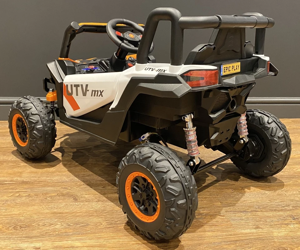 Buggy UTV 12v Ride on Car Single Seater Electric Battery Kids Car Orange - Image 4 of 4