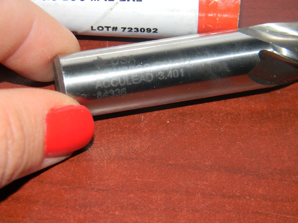 Brubaker 5/8 «x 5/8» x 1-5/8» x 3-11/16» 4F M42 HSSCo мяч нос конец мельницы #84336 - Изображение 4 из 4