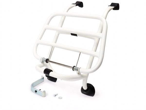 GepäCkträGer Moto Nostra Klappbar Vorne Weiß FüR Vespa Gt / Gtl / Gtv / Gts-image