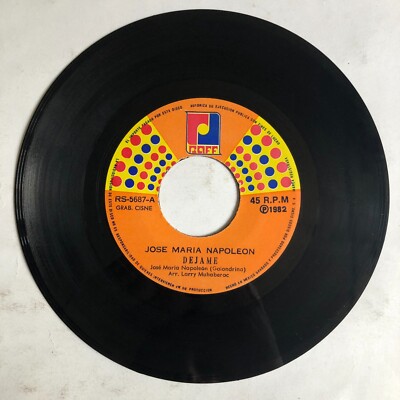 JOSE MARIA NAPOLEON - DEJAME - 1982 MEXICAN 7¨SINGLE PS, LATIN POP