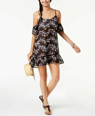 Miken Juniors' Strappy Cold Shoulder Cover  Up   Medium