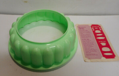 Vintage Tupperware #1202  Ice Ring Mold Jel-N-Serve Replacement Form & Manual