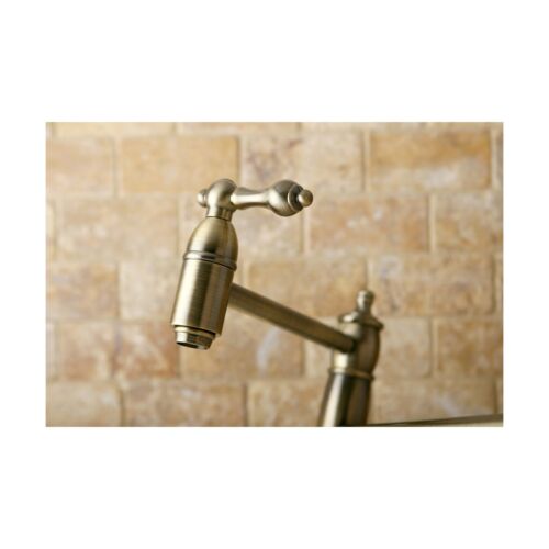 Elements of Design ES3103AL Pot Filler, Vintage Brass - Picture 3 of 5