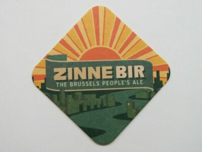 Brewery Beer Coaster Mat: Brasserie De La Senne ~ Zinne Bir ~ Brussels, BELGIUM