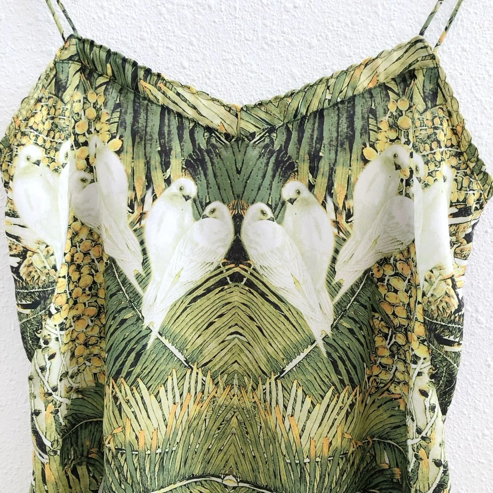 Top cami sin mangas estampado tropical paraíso talla pequeña TED BAKER London Cynaria Foto 4 de 4