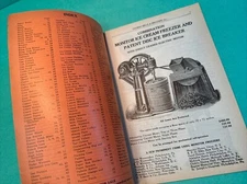 c 1920 Thos Mills Ice Cream Mfg, Soda Shop Equipment Catalog #31