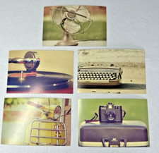 IKEA Urban Vintage Art Cards  4" x 6" Set of 5 open package Urban Vintage KORT