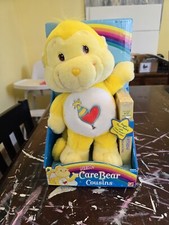Care Bears Cousins Playful Heart Monkey 12  Plush Stuffed Toy VHS Tape New 2004