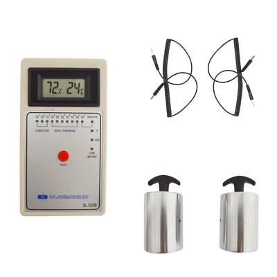 Digital Heavy Hammer Surface Resistance Tester SL-030B DC9V without Battery