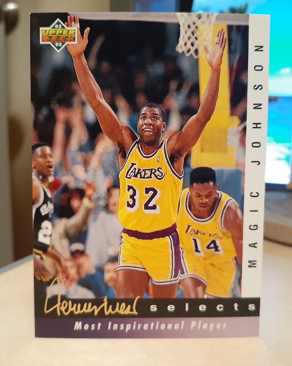 1992-93 Upper Deck Jerry West Selects Magic Johnson #JW7 LOS