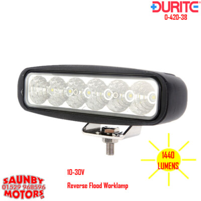 Durite 0-420-38 6 x 3W CREE LED rechteckige Rückfahrscheinwerfer Arbeitsleuchte 10-30V
