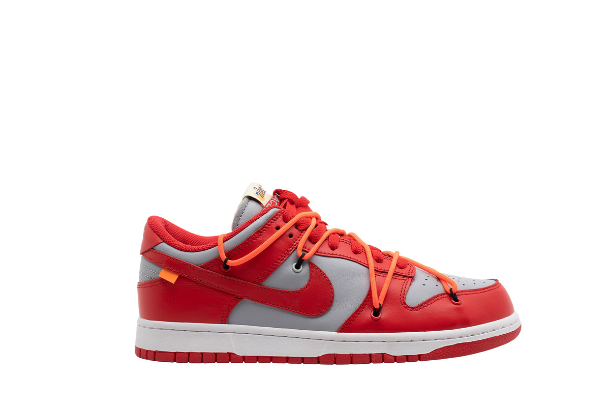 Virgil Abloh Off White Nike Dunk Low Pack UNLV University Red