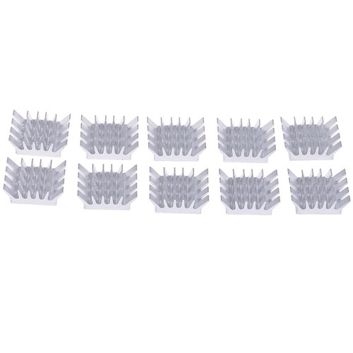 10pcs Aluminium Heatsink Computer Cooler Radiator Heat sink For MotherbYU3C - Afbeelding 2 van 12