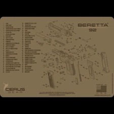 Beretta 92 Cerus Gear computer/cleaning mat