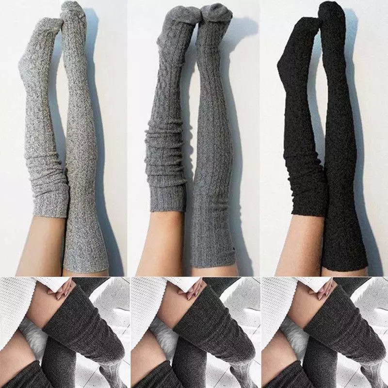 Leggings and top long socks