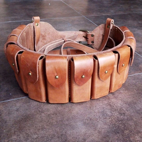 WWII Ww2 Germany Military Army Usmc Mauser C96 Ammo Pouch Leather