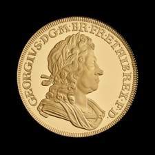 2022 G.Britain King George I Trial Piece GOLD COIN British Monarchs G100P