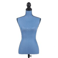 Telescoping Female Mannequin Torso Dress Clothing Form Display Tripod Blue U8q1 Telescoping Female Mannequin Torso Dress Clothing Form Display Tripod Blue U8q1