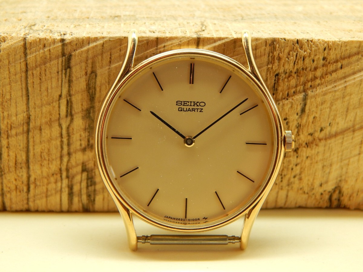 Vintage Men's Seiko Sample watch Gold Tone 2620-0039 FS018 Vintage Men's Seiko Sample watch Gold Tone 2620-0039 FS018