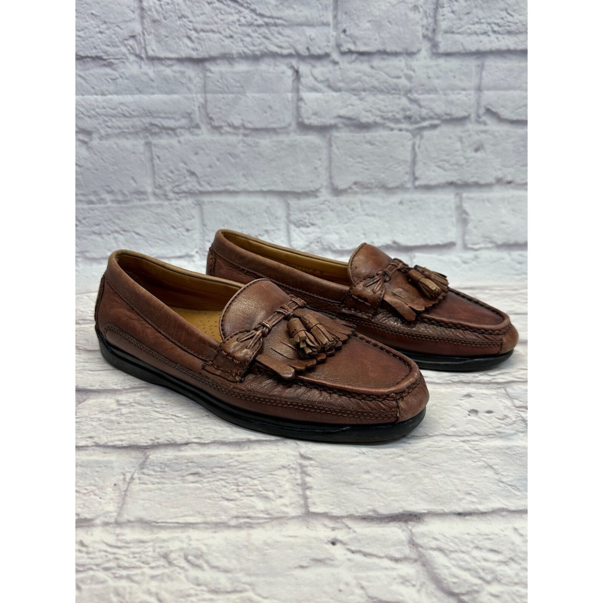 Dockers Antique Brown Men\'s Flats Sinclair Kiltie Loafer Shoes 612WJD3hrML._AC_UY900_.jpg main image 4