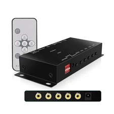 Mini 4Ch Color Video Quads Multiplexer Splitter Processor for CCTV Security C...