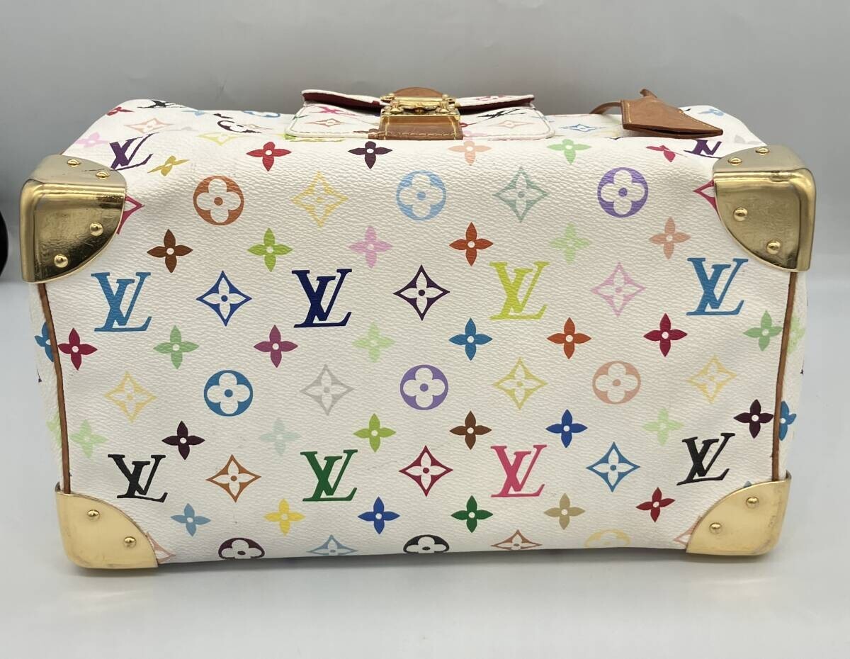 Auth LOUIS VUITTON M92643 Monogram Multicolor Speedy 30 Hand Bag  