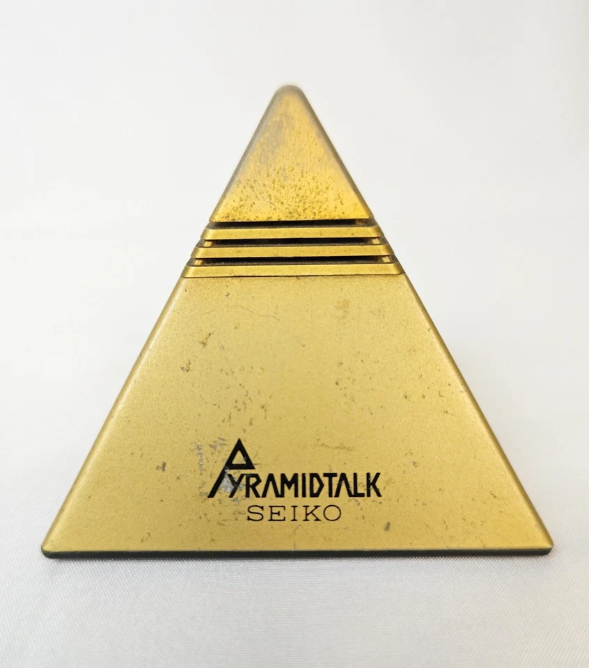 1984‘s SEIKO Japanese vintage pyramid talk clock - Image 2 of 4